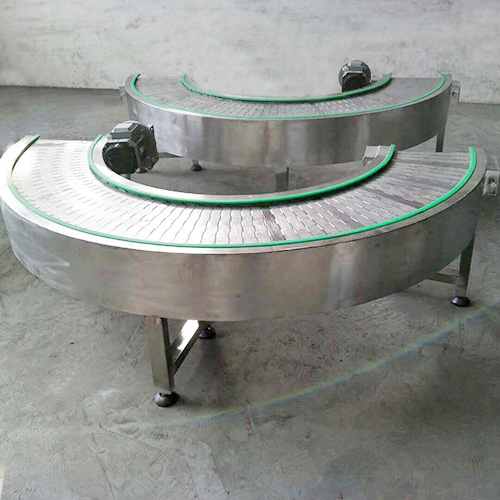 鏈闆轉彎輸送機